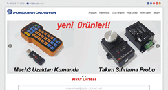Desktop Screenshot of poysanotomasyon.com
